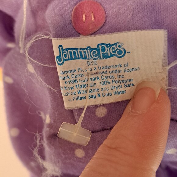 Jammie pies. Pittipin purple plush doll Playskool vintage - Picture 4 of 9